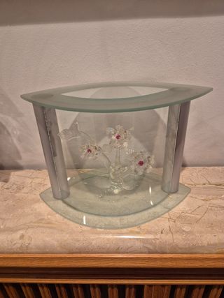 Vitrina decorativa de cristal