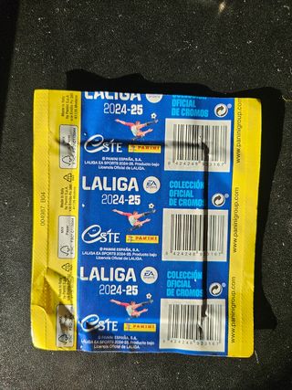 Álbum + 70 cromos + sobres liga este panini 24 25