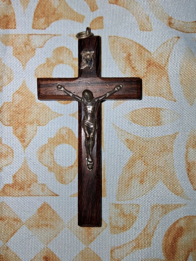 Piccolo crocefisso religioso Scala Santa Roma