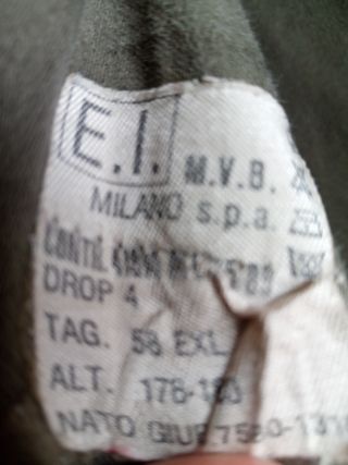 giacche anni 90 Esercito Italiano