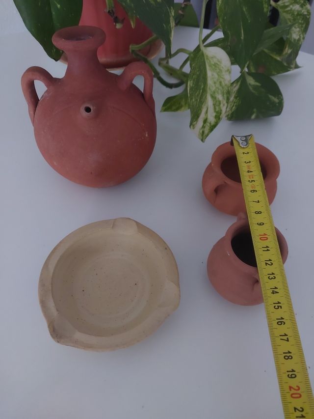 Piezas de barro. Precios en la descripción