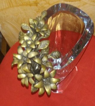 Vaso portafiori in cristallo Svezia Stromberghytte