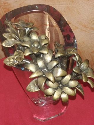 Vaso portafiori in cristallo Svezia Stromberghytte