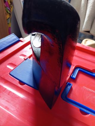 Plancha de carbón antigua