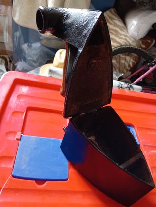 Plancha de carbón antigua