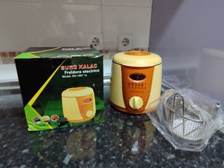 🟠 Freidora eléctrica de 1 litro - NUEVA 🟡