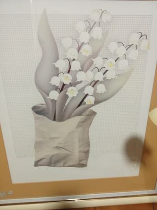 Cuadro grande motivo sencillo y flexo