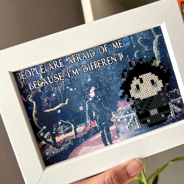 Cuadro Eduardo Manostijeras Hama Beads