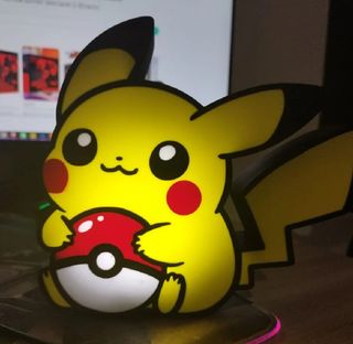 Letrero led Pikachu leer descripción