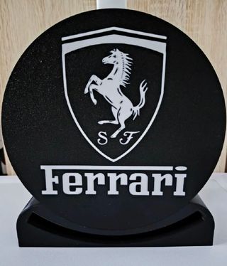 Letrero led Ferrari leer descripción