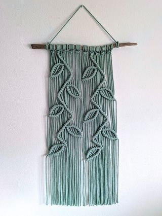 Arazzo boho, decorazione parete macramè