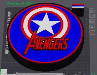 Letrero led Avengers leer descripción