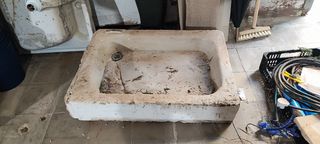 Pileta rectangular mármol antigua