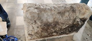 Pileta rectangular mármol antigua