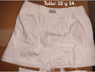 Conjunto de ropa interior comunion niño.