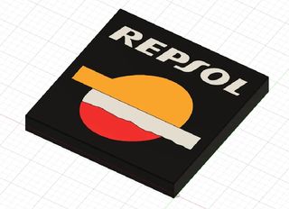 Letrero led Repsol leer descripción