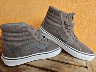 Vans Sk8-Hi Grises Letras