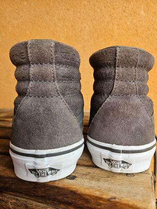 Vans Sk8-Hi Grises Letras