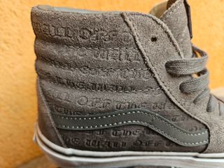Vans Sk8-Hi Grises Letras