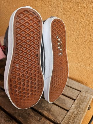 Vans Sk8-Hi Grises Letras