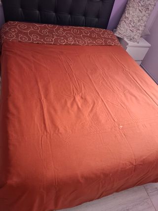 Funda edredón cama 1,35 cm.  Mide 2,60 de largo x