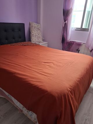 Funda edredón cama 1,35 cm.  Mide 2,60 de largo x