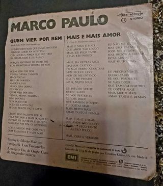 Disco Vinil Marco Paulo
