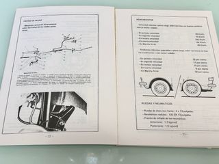 SEAT 127 LIBRO HERRAMIENTA MANUAL D MOTOR MECANICA