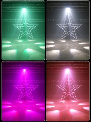 Cabeza Móvil Profesional Ojo de Abeja 5 en 1 Laser