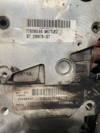 DESPIECE Motor bmw X6 E70 306D3 M57