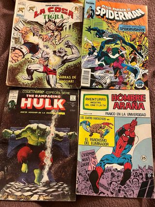 Pack de 4 comic vintage