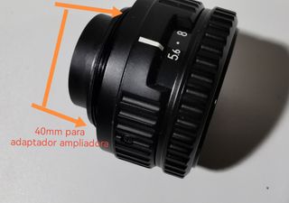 Objetivo Nikon para ampliadora.