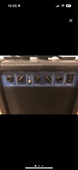 Guitarra electrica heaven + amplificador