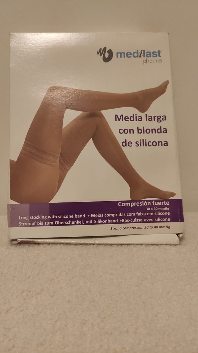 Medias de compresión fuerte talla G, sin