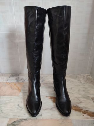 BOTAS ALTAS TACÓN MUJER WONDERS 