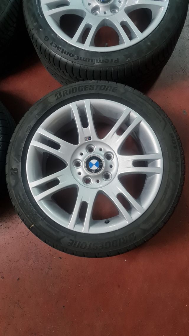 Llantas 17 bmw e46 compact pack m con neumáticos