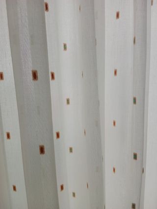 Juego 2 cortinas y barra