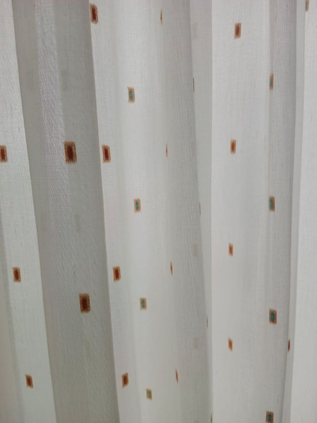 Juego 2 cortinas y barra