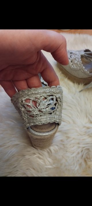 Alpargatas cuña esparto