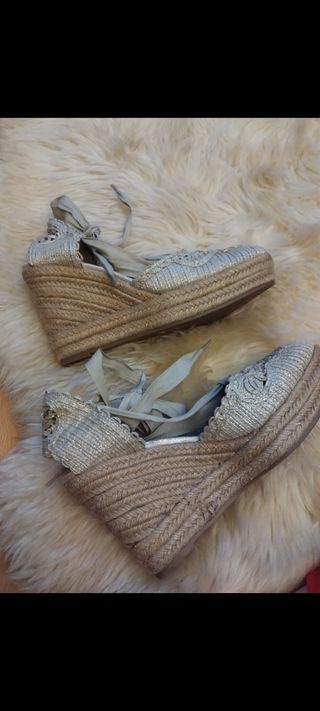 Alpargatas cuña esparto