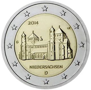 Moneda 2€ conmemorativa ALEMANIA 2014 Baja Sajonia