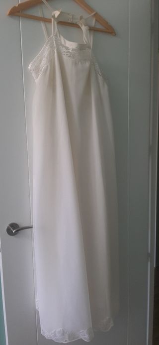 Precioso Camisón y bata de novia