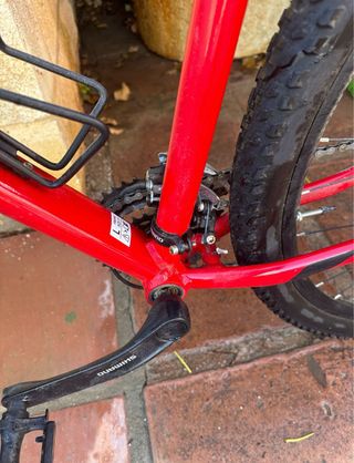 Bicicleta roja de Hexagon Kross precio negociable