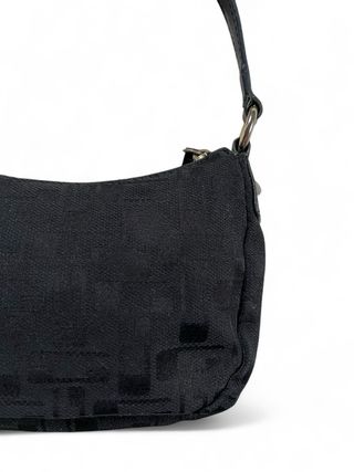 Borsa GUESS nera Y2K vintage mini baguette