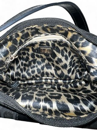 Borsa GUESS nera Y2K vintage mini baguette