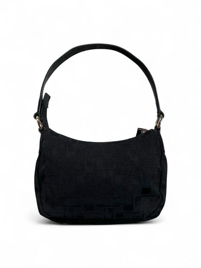 Borsa GUESS nera Y2K vintage mini baguette