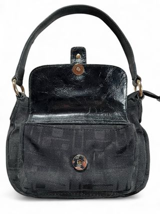 Borsa GUESS nera Y2K vintage mini baguette