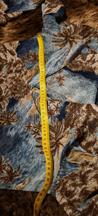 Blusa estampada tropical M