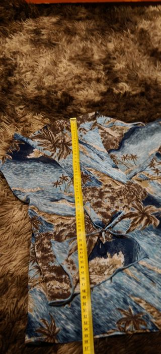 Blusa estampada tropical M