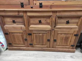 Composición salón rústico